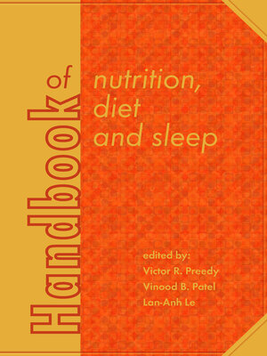 cover image of Handbook of nutrition, diet and sleep